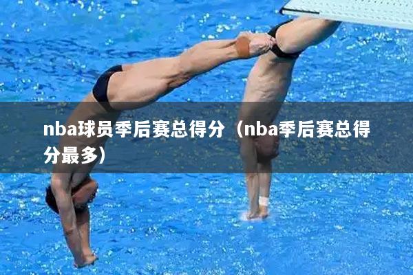 nba球员季后赛总得分（nba季后赛总得分最多）